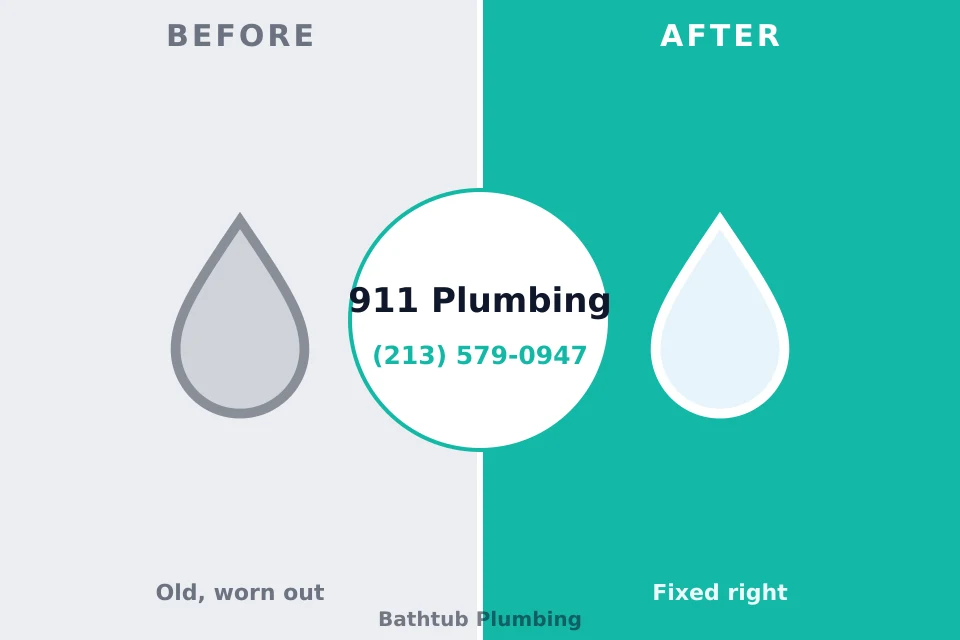 Before and after: plumbing company Bremen, OH